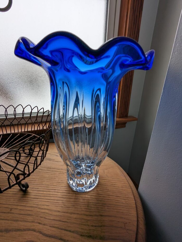 Large Hand Blown Glass